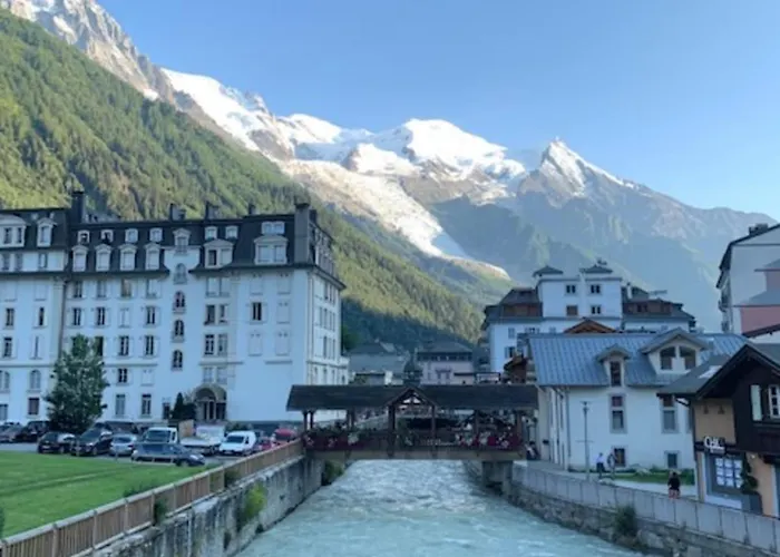 Pretty 27m With Beautiful Views Of The Mont Blanc Appartement