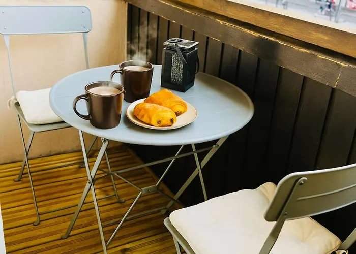 Joli apt avec parking et vue Mont Blanc Appartement